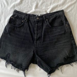 Agolde Riley high waisted shorts